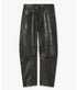Shon Leather Pants - Black